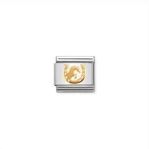NEW NOMINATION unisex animals links bracelet in horseshoe